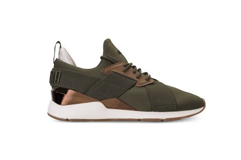 olive designer sneakers